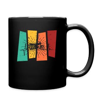 Cadeau de voiture classique Simson Moped S51 - Mug uni - noir - Droite