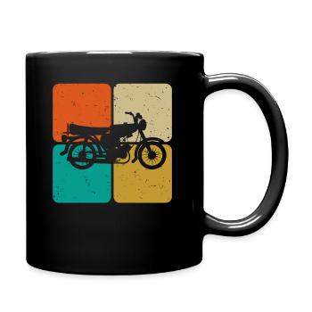 Conception de cadeau de voiture classique Simson Moped S51 - Mug uni - noir - Droite