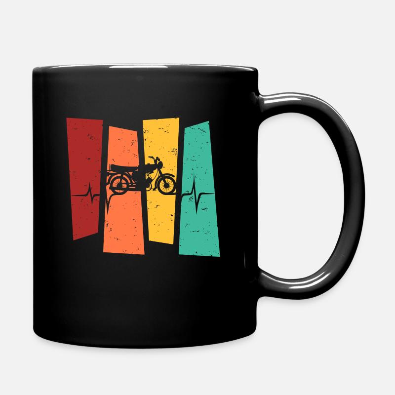 Simson Moped S51 Oldtimer Vintage Gift - Tasse einfarbig - Schwarz