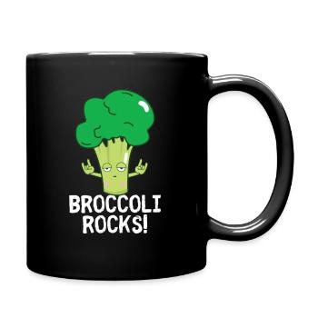 brocoli - Mug uni - noir - Droite