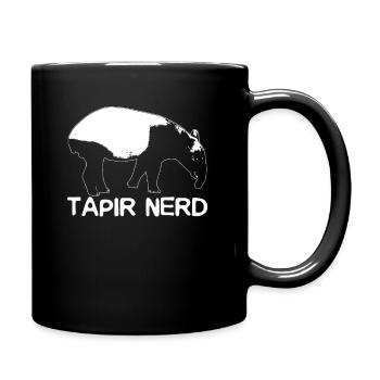 Tapir - Tasse einfarbig - Schwarz - Rechts