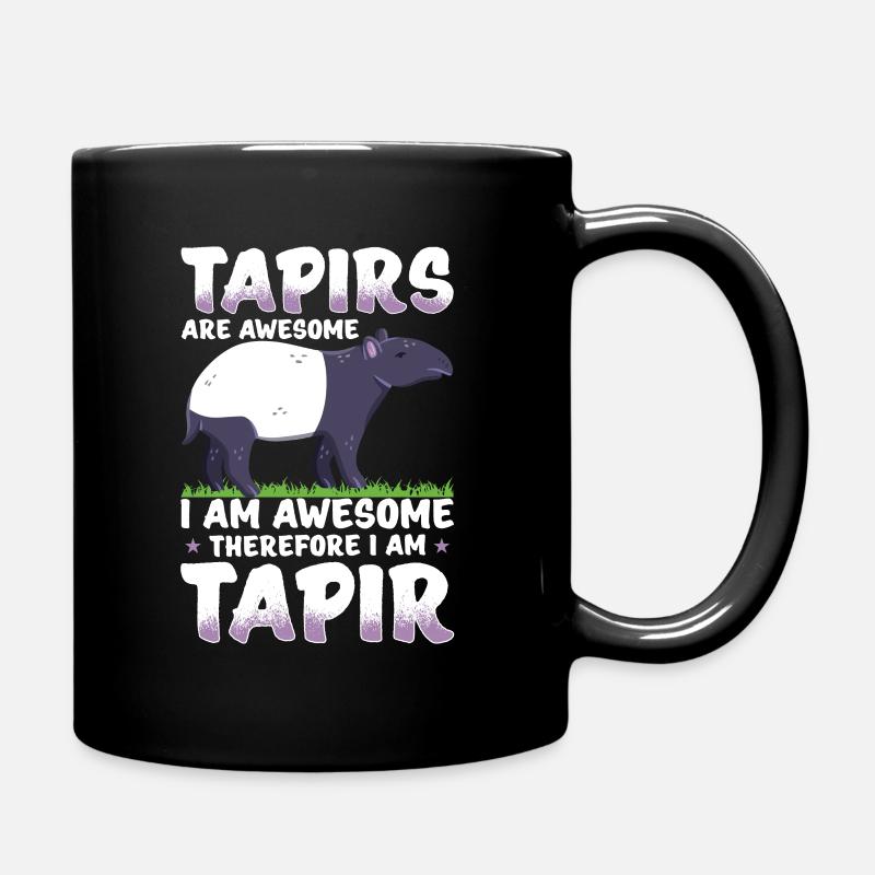 Tapir - Tasse einfarbig - Schwarz