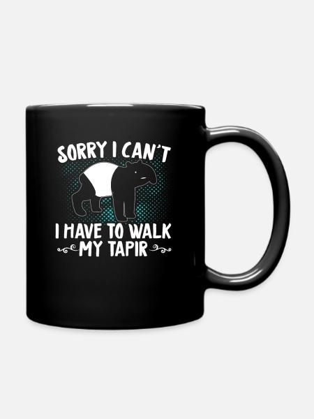 tapir - Mug uni - noir