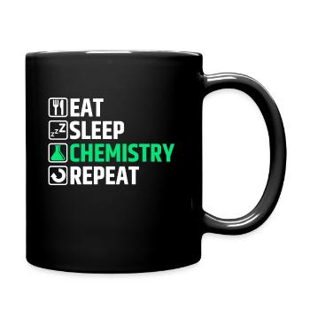 Chimiste chimiste - Mug uni - noir - Droite