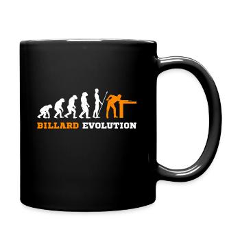 Billiard Evolution Snooker Pool - Full Colour Mug - black - Right