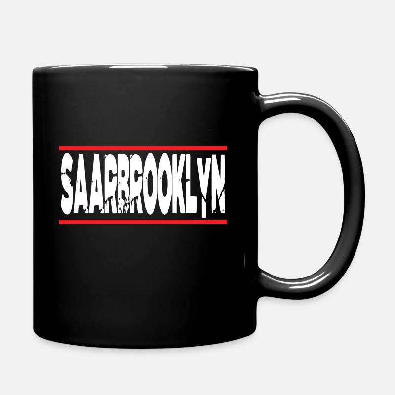 Saarbooklyn - Tasse einfarbig - Schwarz