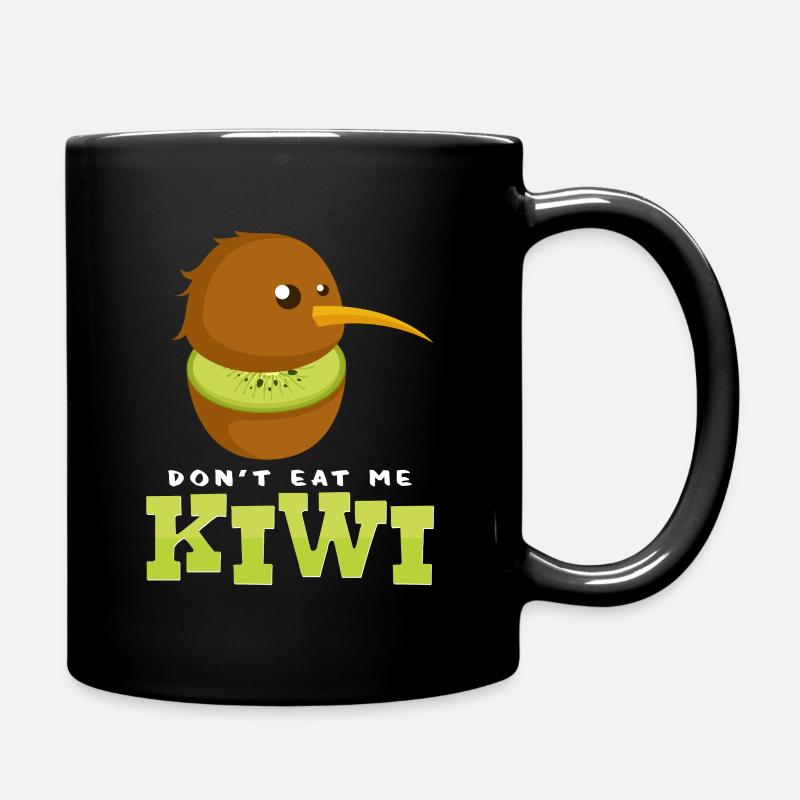 Kiwi - Tasse einfarbig - Schwarz