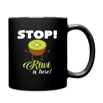 kiwi - Mug uni - noir - Droite