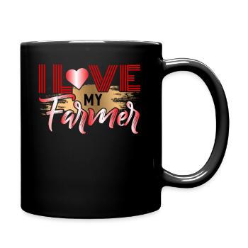 I love my peasant. - Full Colour Mug - black - Right