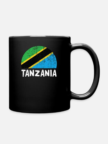 Tansania - Tasse einfarbig - Schwarz