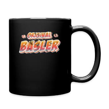 Basel Schweiz Basler - Tasse einfarbig - Schwarz - Rechts