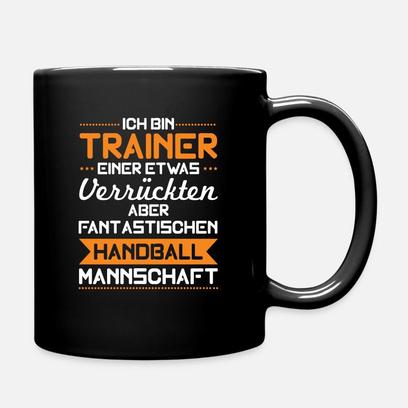 Handball Trainer Coach Handballer Sport Geschenk - Tasse einfarbig - Schwarz