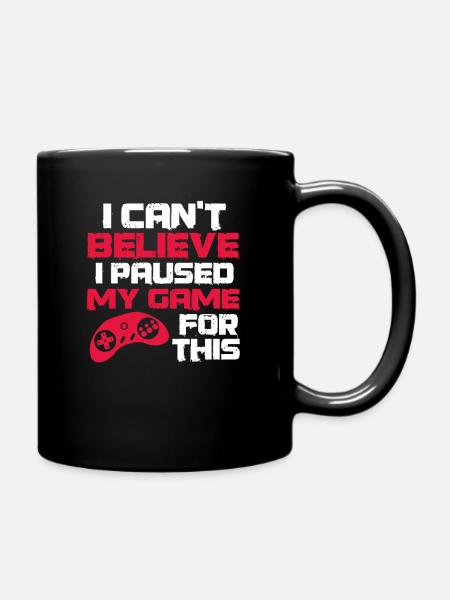 Gaming - Full Colour Mug - black