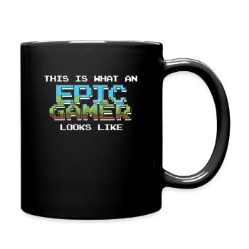 Gamer - Full Colour Mug - black - Right