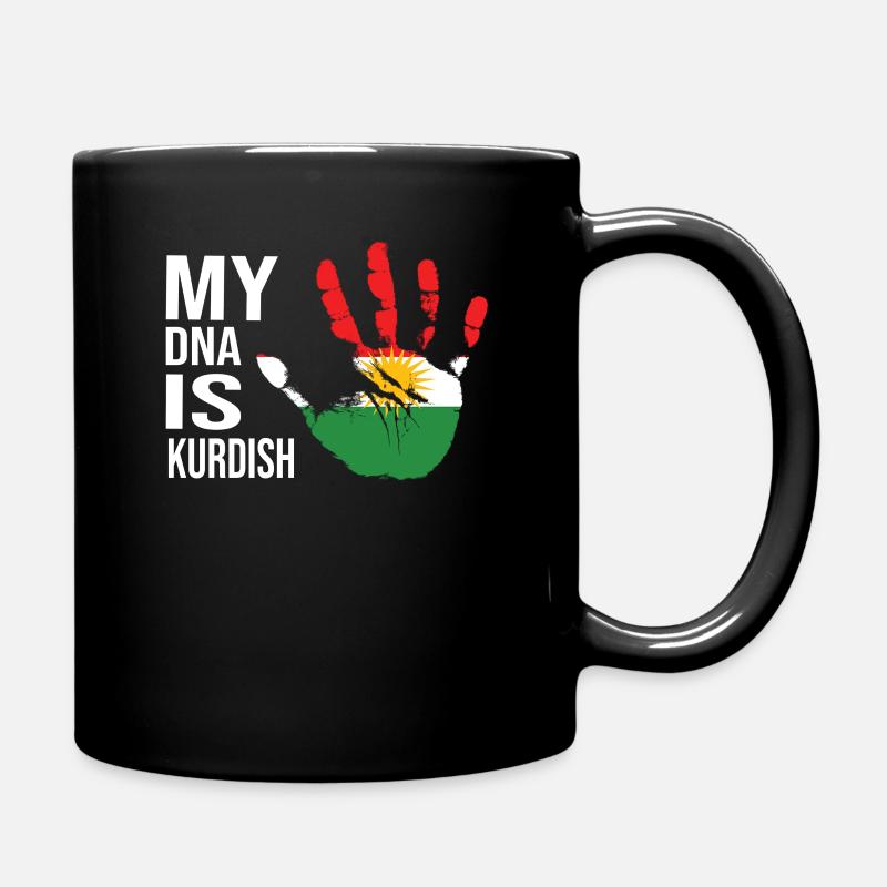 Kurdistan Flag, My DNA Is Kurdish, Cool Kurdish - Tasse einfarbig - Schwarz