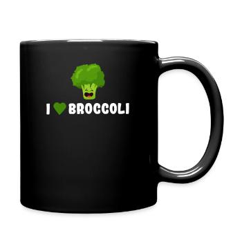 brocoli - Mug uni - noir - Droite