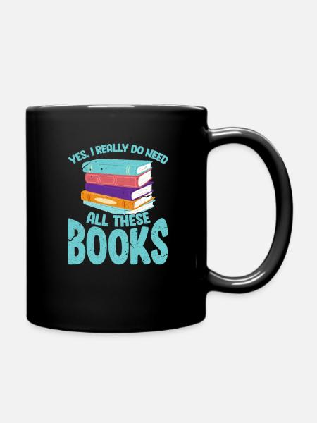 livres - Mug uni - noir