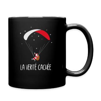Cadeaux¨Parapente noël - Parapentiste - Mug uni - noir - Droite