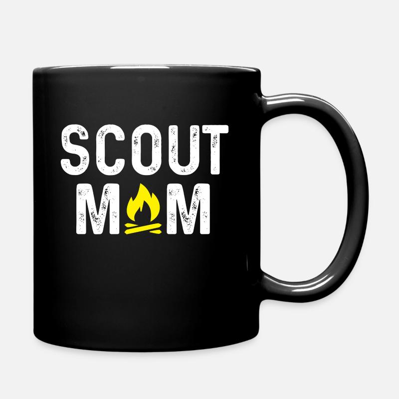 Pfadfinder Mama - Tasse einfarbig - Schwarz