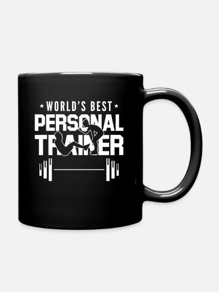 Trainer Fitnesstrainer Geschenkidee - Tasse einfarbig - Schwarz