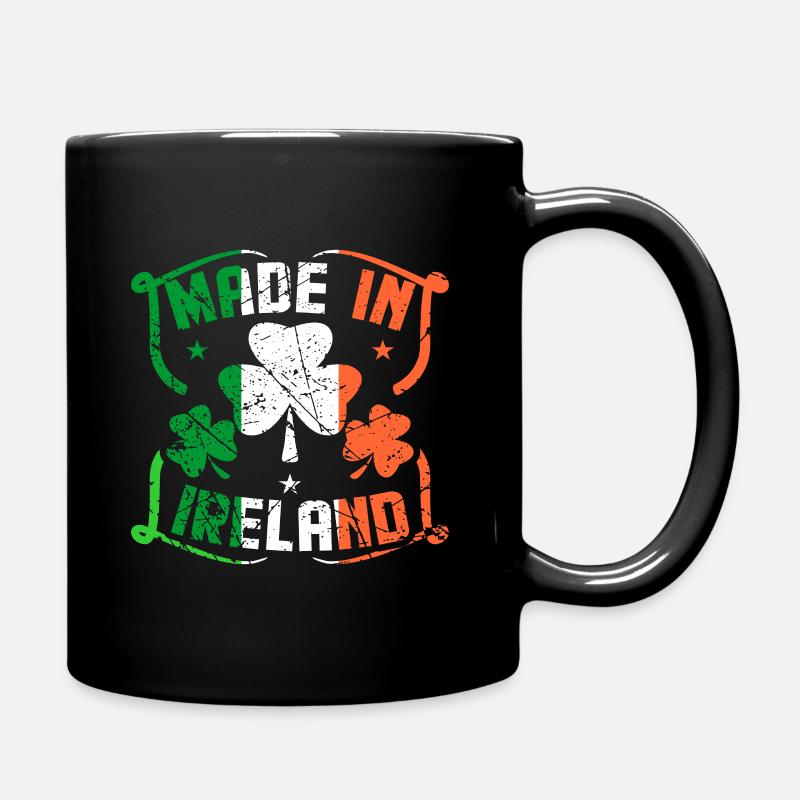 Irland - Tasse einfarbig - Schwarz