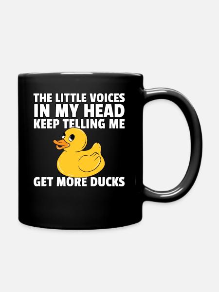 Rubber duck rubber duck rubber duck - Full Colour Mug - black