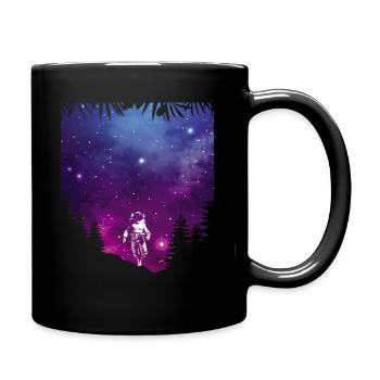 Universe Galaxy Astronaut - Full Colour Mug - black - Right