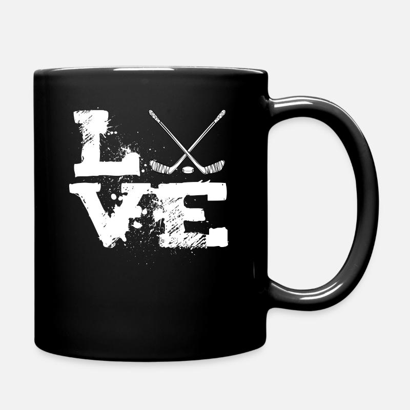 hockey - Mug uni - noir