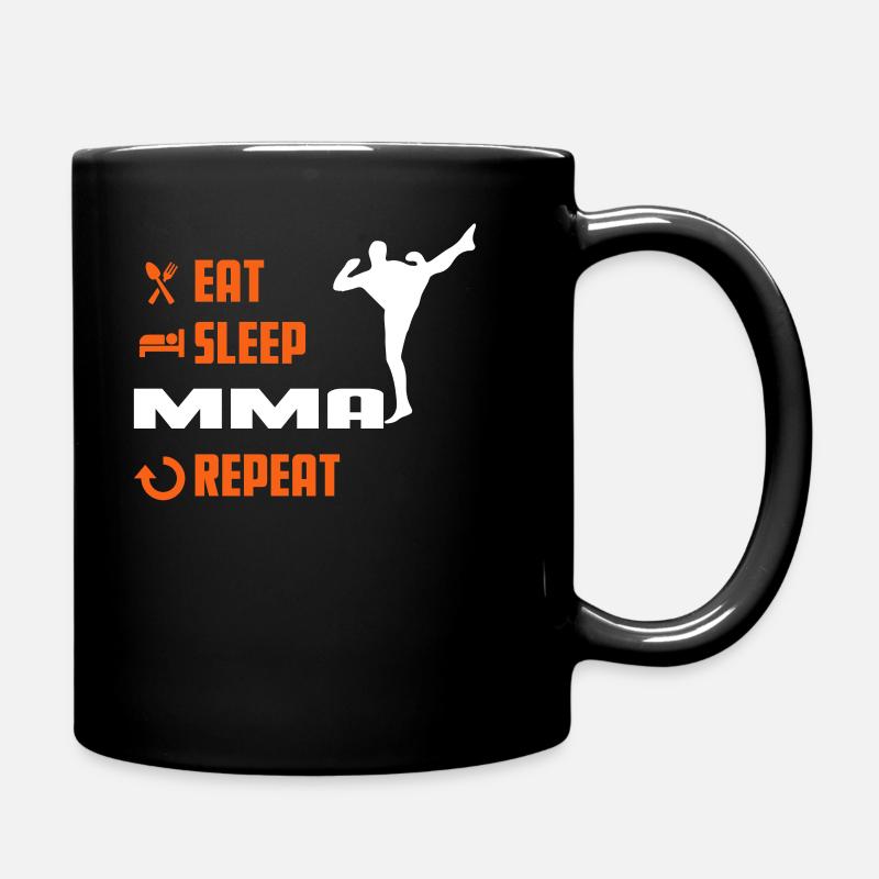 EAT SLEEP MMA - Mma Tshirt - Mug uni - noir