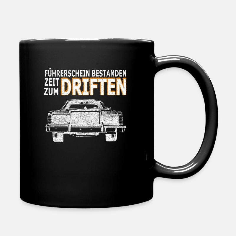 Führerschein - Tasse einfarbig - Schwarz