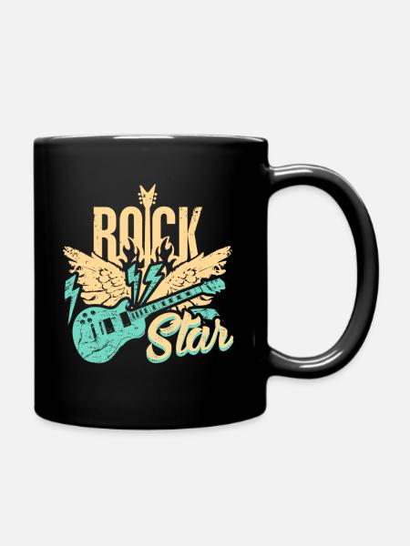 Guitare électrique Rock Star - Mug uni - noir