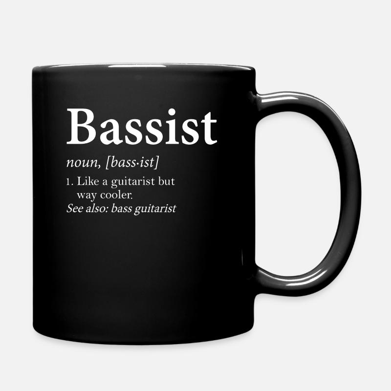Bassist Definition - Mug uni - noir