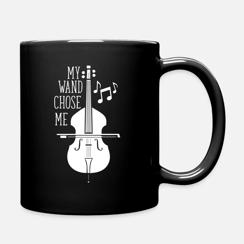 Kontrabass - Tasse einfarbig - Schwarz