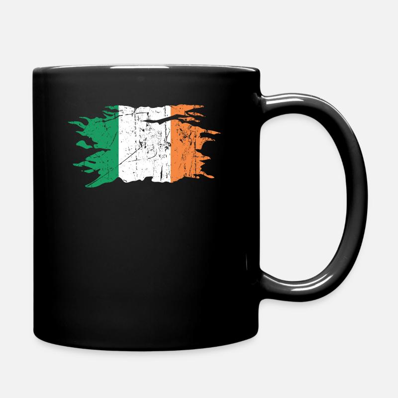Irland - Tasse einfarbig - Schwarz