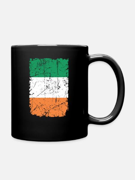 Irland - Tasse einfarbig - Schwarz