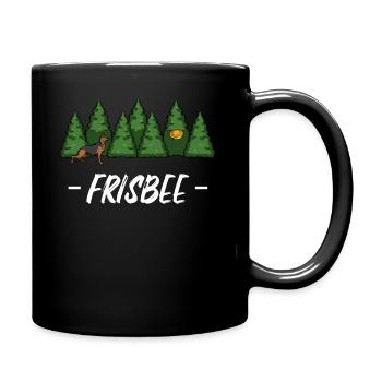 Frisbee - Tasse einfarbig - Schwarz - Rechts