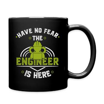 Ingenieur - Tasse einfarbig - Schwarz - Rechts