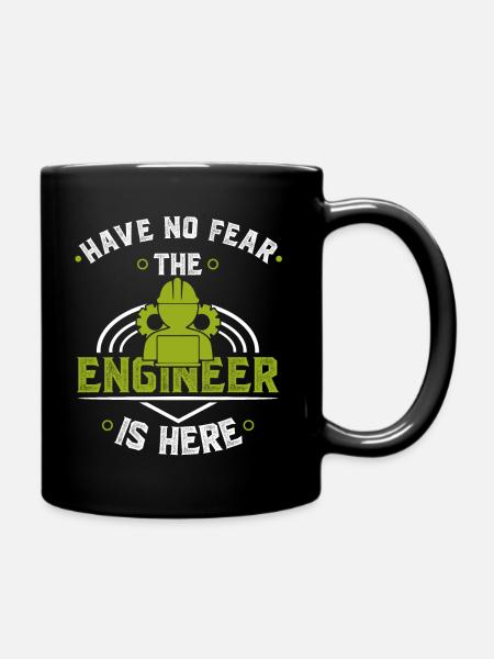 Ingenieur - Tasse einfarbig - Schwarz