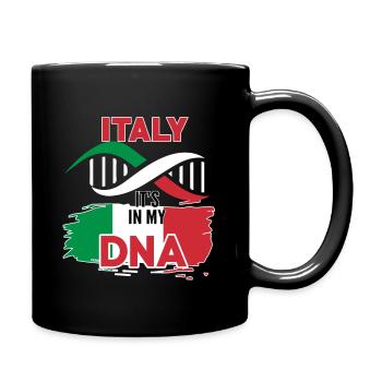 L'Italie est dans mon ADN - Mug uni - noir - Droite