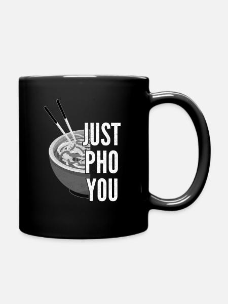 Soupe Pho Bo Pho Soupe asiatique - Mug uni - noir