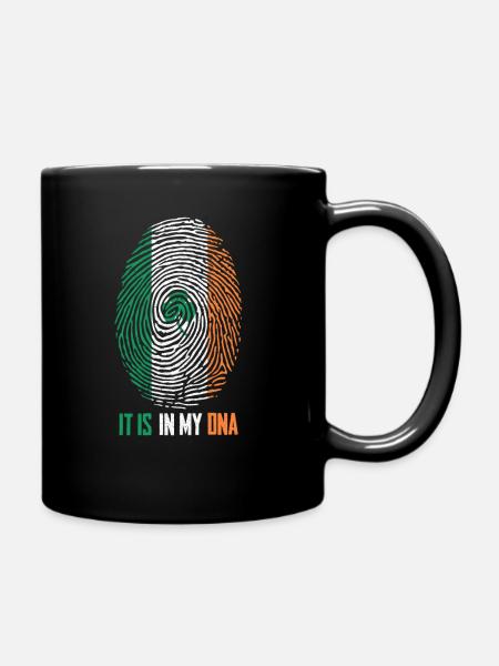 Irland - Tasse einfarbig - Schwarz