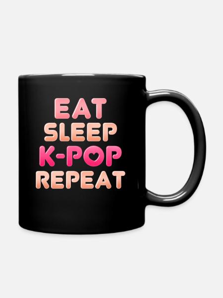 K-Pop - Tasse einfarbig - Schwarz