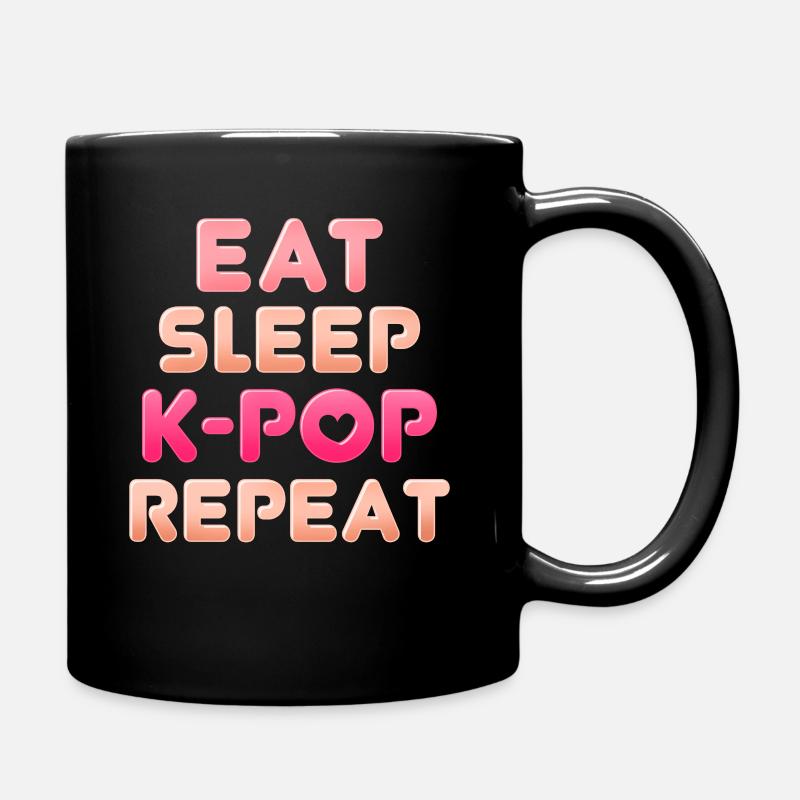 K-Pop - Tasse einfarbig - Schwarz