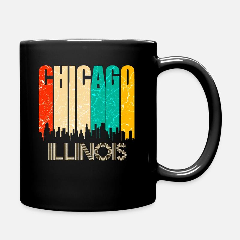 Chicago - Full Colour Mug - black