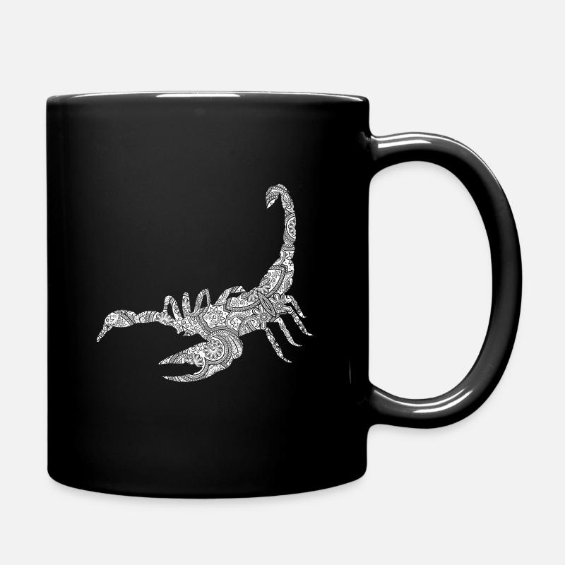 Skorpion - Tasse einfarbig - Schwarz