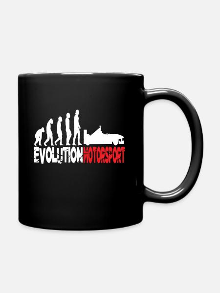 Sport automobile évolution sport automobile voiture de course voiture de course - Mug uni - noir