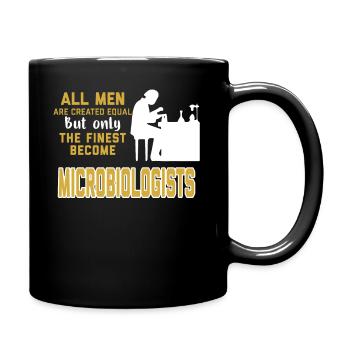 Funny microbiologist tea - Full Colour Mug - black - Right