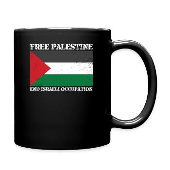 Intifada palestine gratuite - Mug uni - noir - Droite
