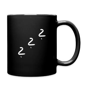 Question Mark - Tasse einfarbig - Schwarz - Rechts