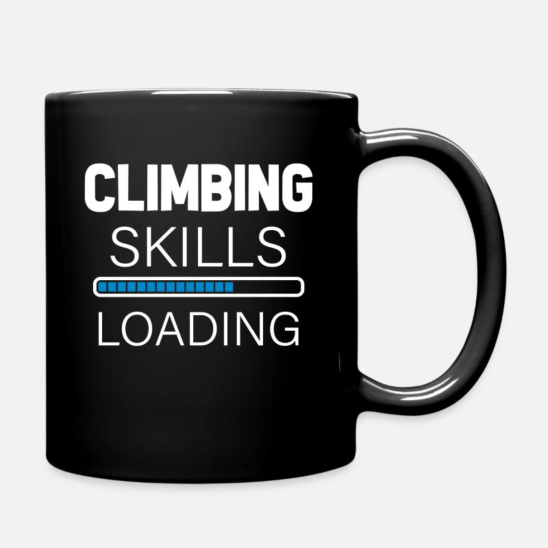 Mountaineering Mountaineer Climbing Climbing Mountains - Full Colour Mug - black